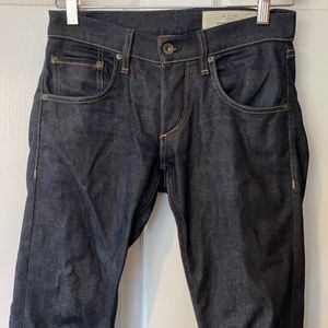 Rag & Bone Raw Denim Jeans - Fit 1.  Great condition.